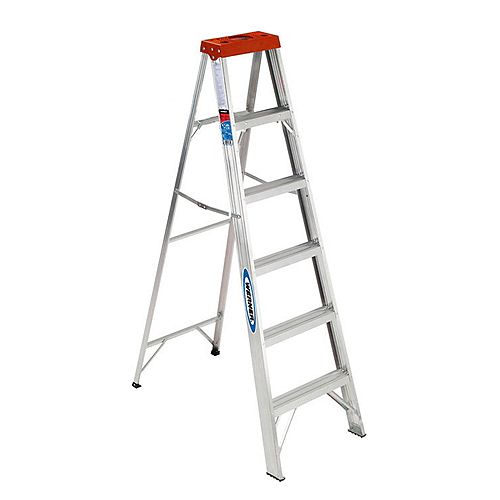 Aluminum Stepladder Grade 3 (200 lb. Load Capacity) - 6 Feet