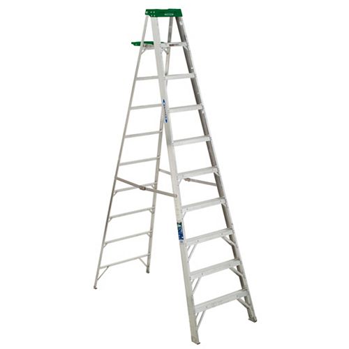 Aluminum Stepladder Grade 2 (225 lb. Load Capacity) - 10 Feet