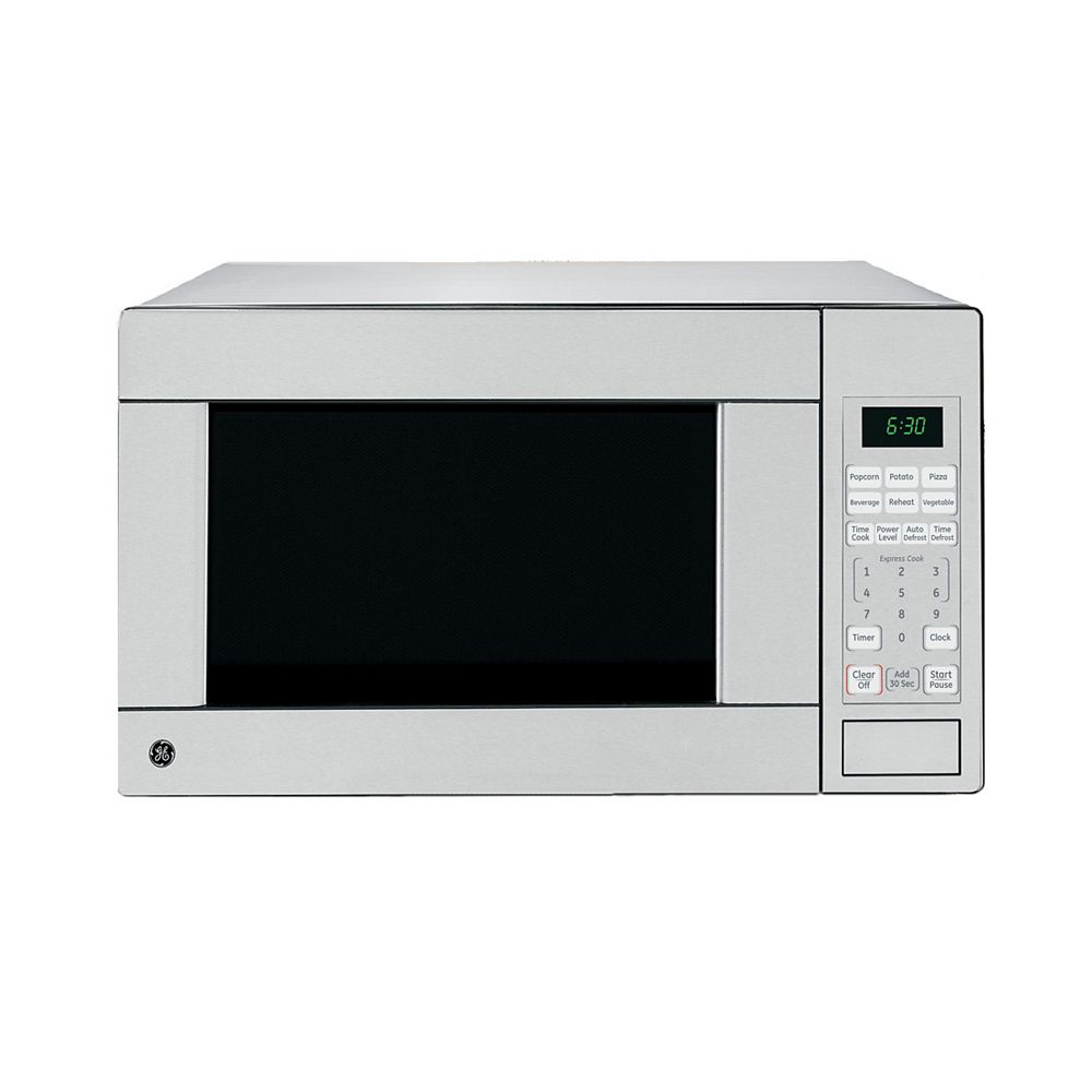 Ge 1 Cu Ft Countertop Microwave Oven In Stainless Steel The Home Depot Canada Ge 1 Cu Ft Countertop Microwave