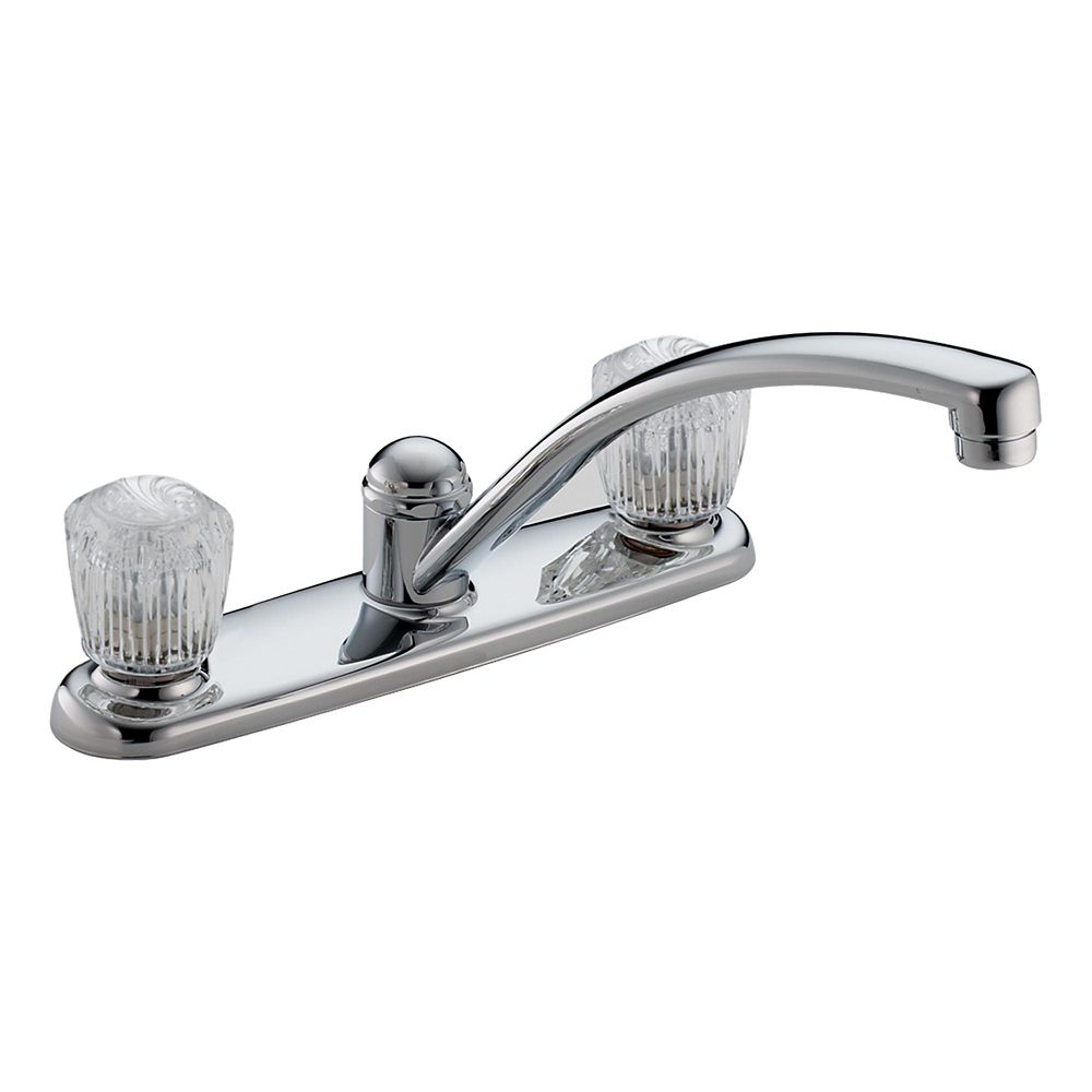 Delta Classic Two Handle Kitchen Faucet In Chrome The Home Depot Canada   P 1000719161 