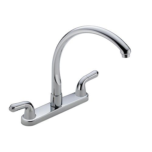 Glacier Bay 2 Handle Kitchen Faucet Chrome The Home Depot Canada 6570