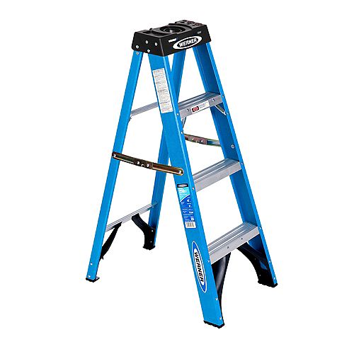 fibreglass Stepladder Grade 1 (250 lb. Load Capacity) - 4 Feet