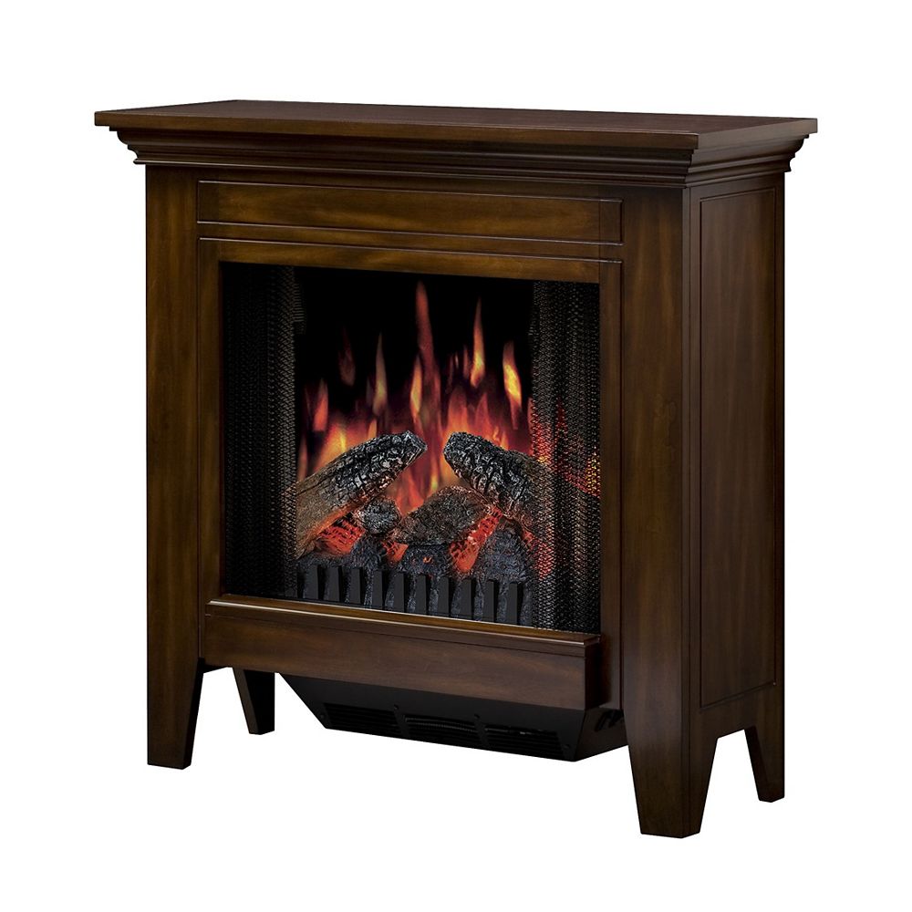 Dimplex Pod Fireplace Bristol Burnished Walnut The Home Depot Canada