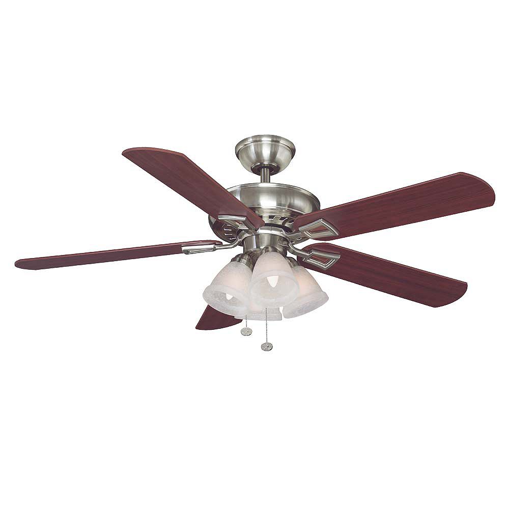 Hampton Bay White Ceiling Fan With Light - 27 Unconventional But