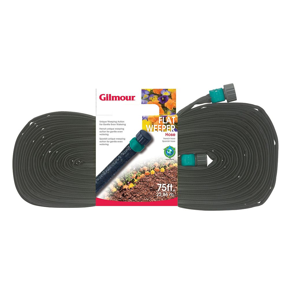 Gilmour 50' Flat Weeper/Soaker Hose The Home Depot Canada