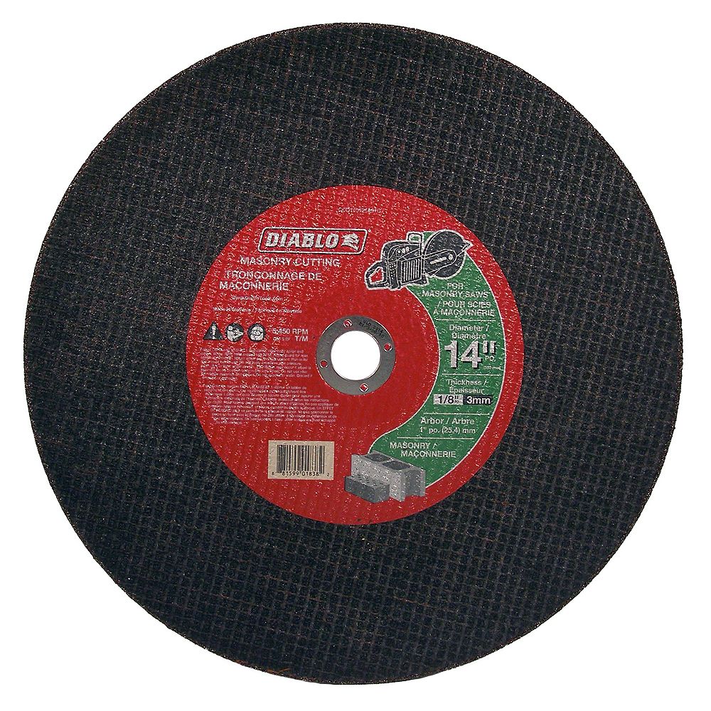 Diablo 14inch x 1/8inch x 1inch Cut Off Chop Saw Wheel/Disc/Blade