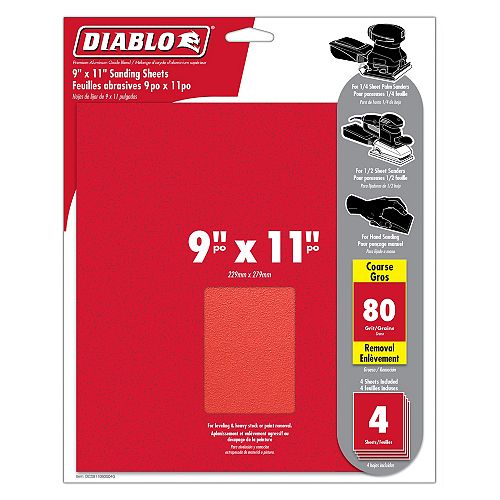 Diablo Sanding Belt 3x21 Inch 80 Grit | The Home Depot Canada