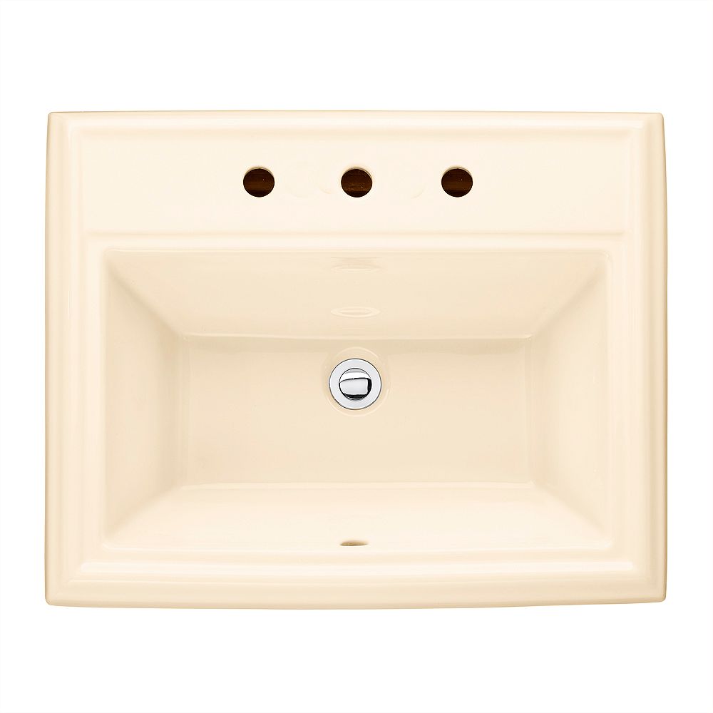 American Standard Town Square SelfRimming Bathroom Sink in Bone The