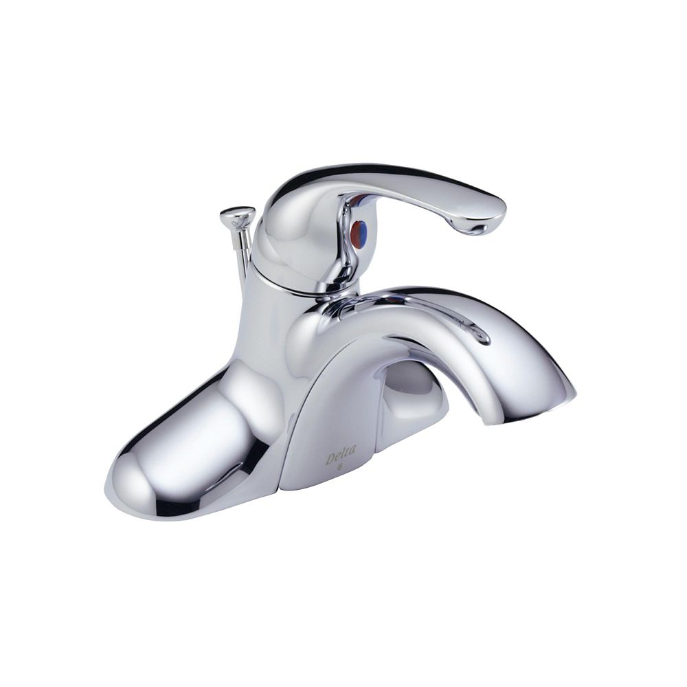 Delta Innovations 4 Inch Single Handle Mid Arc Bathroom Faucet In   P 1000720208 