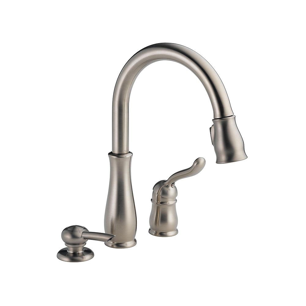 Delta Leland Single-Handle Pull-Down Sprayer Kitchen Faucet in