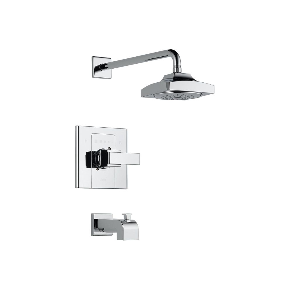 Delta Arzo SingleHandle Bath/Shower Faucet in Chrome The Home Depot