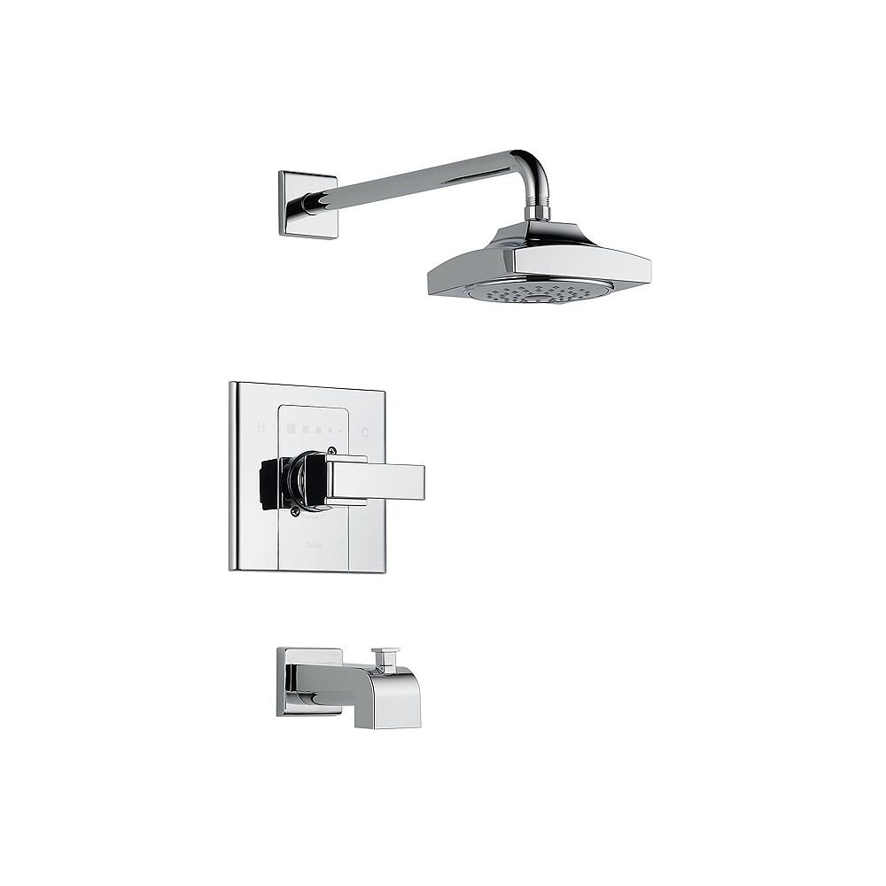 Delta Arzo SingleHandle Bath/Shower Faucet in Chrome The Home Depot