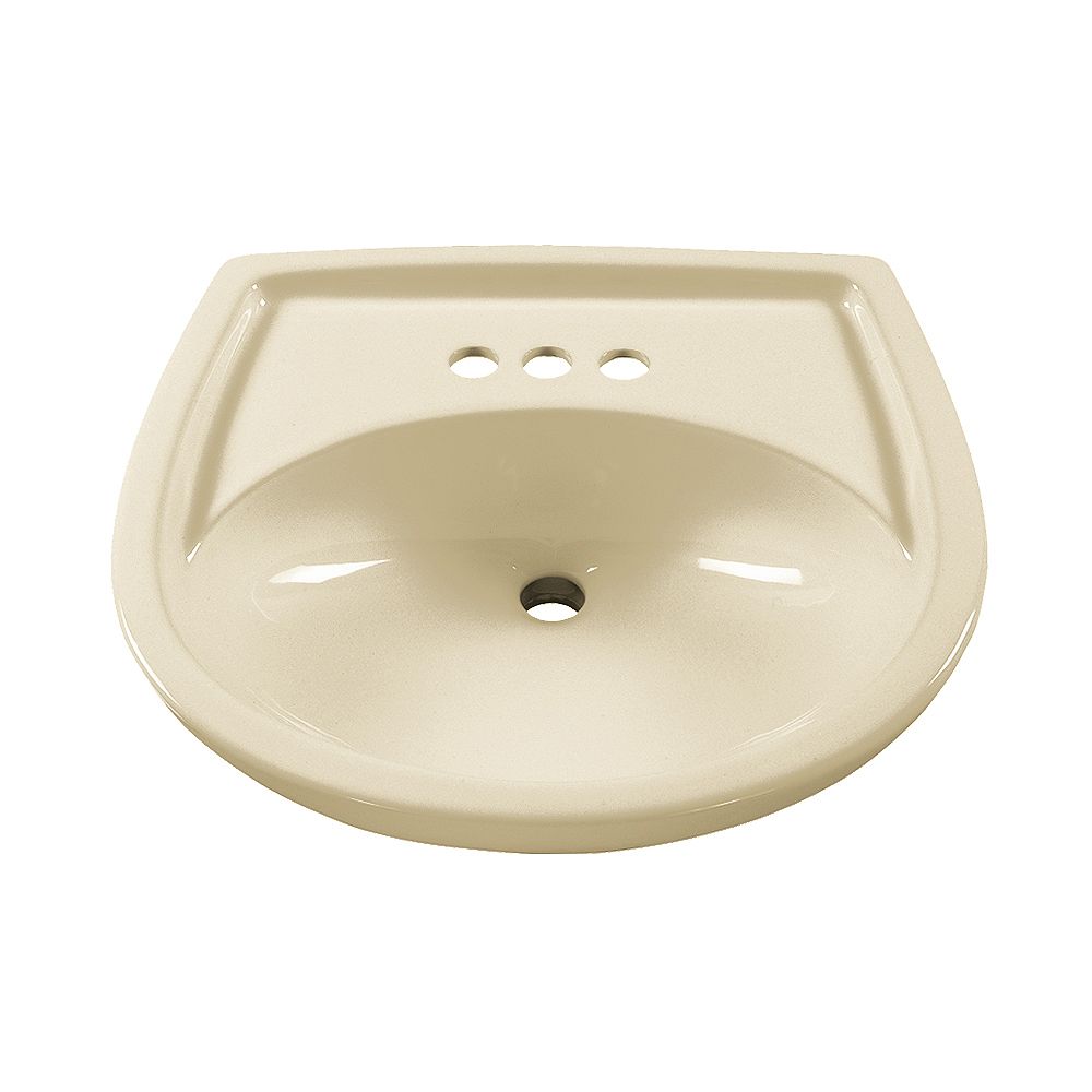 American Standard Colony Oval Pedestal Sink Basin with 4inch Faucet