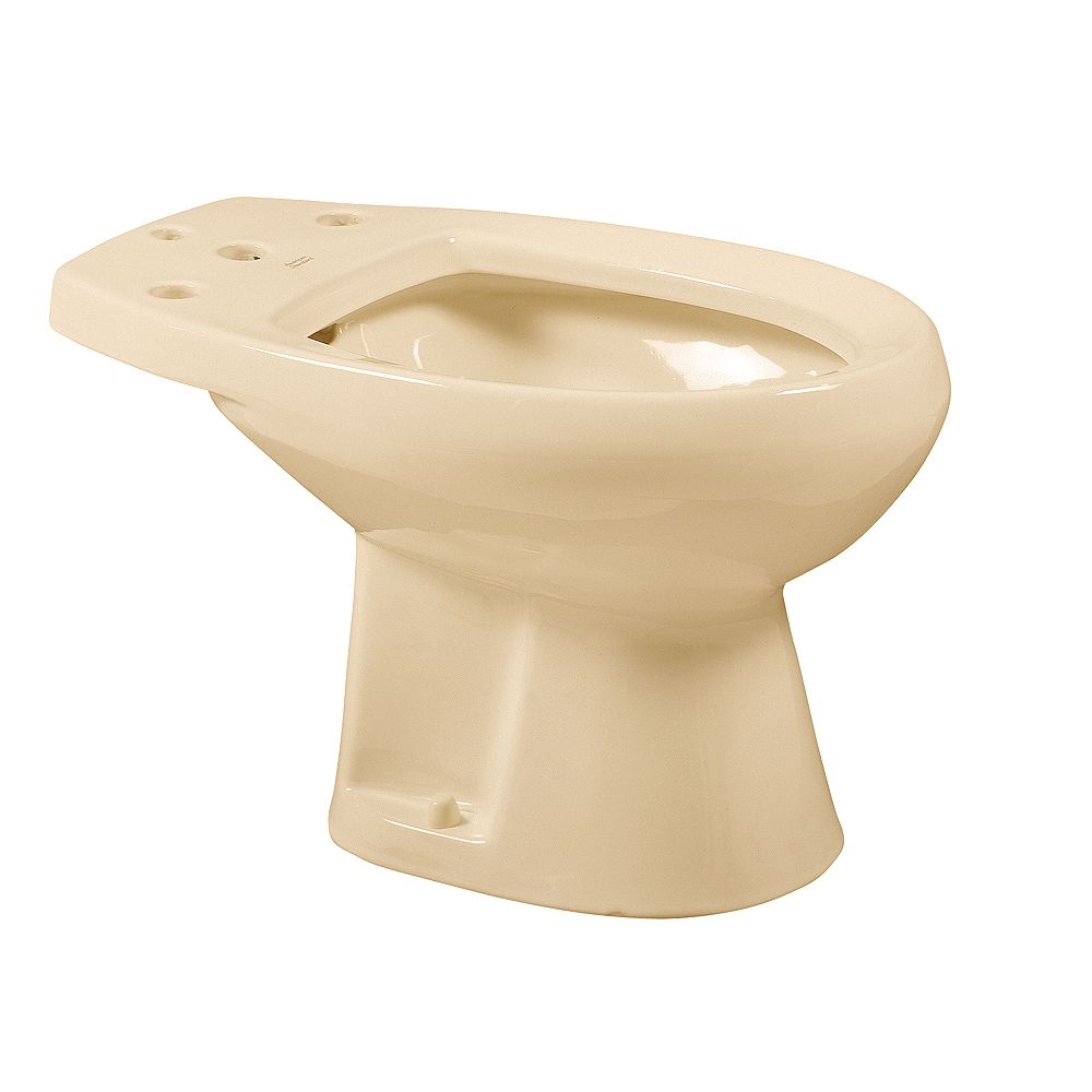 American Standard Cadet Round Front Bidet in Bone for Deck Mounted