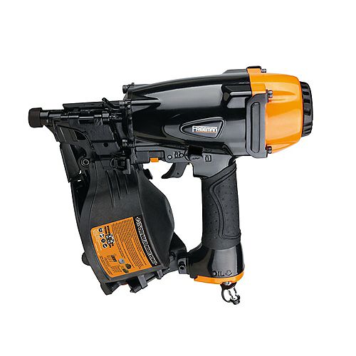 Freeman Pneumatic 1-1/4-inch x 2-1/2-inch 15-Degree Coil Siding Nailer