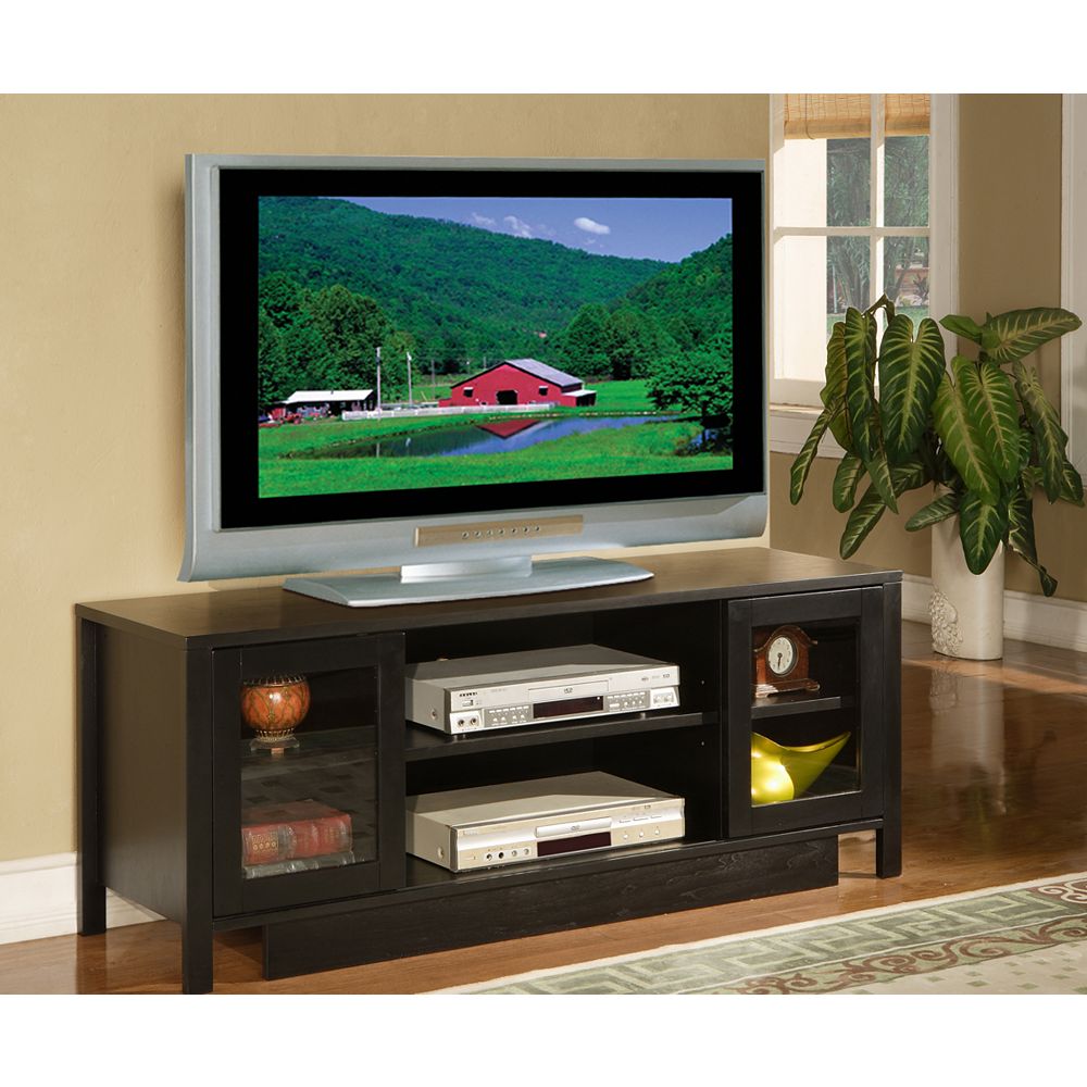 Worldwide Homefurnishings Inc. Frontier Media Stand Black The Home