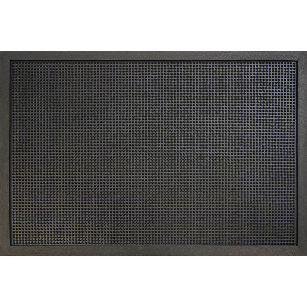 Multy Home Rubber Master Black 3 Ft X 4 Indoor Rectangular Door Mat The Depot Canada Multy Home Rubber Master Black 3 Ft X