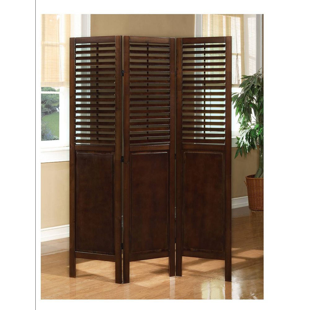 Worldwide Homefurnishings Inc. Trinity Room Divider Cappuccino The
