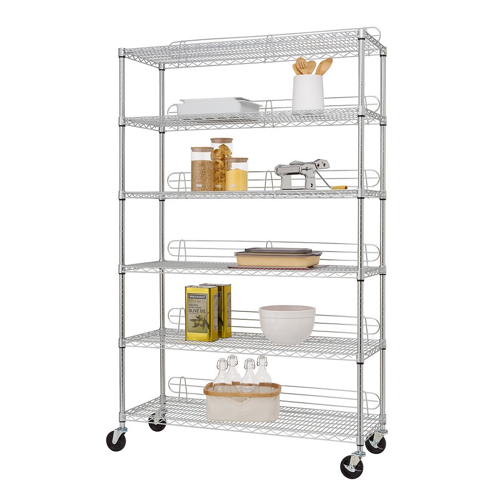 18 Inch Nsf Chrome Wire Shelving Rack, Organized Living Wire Shelving