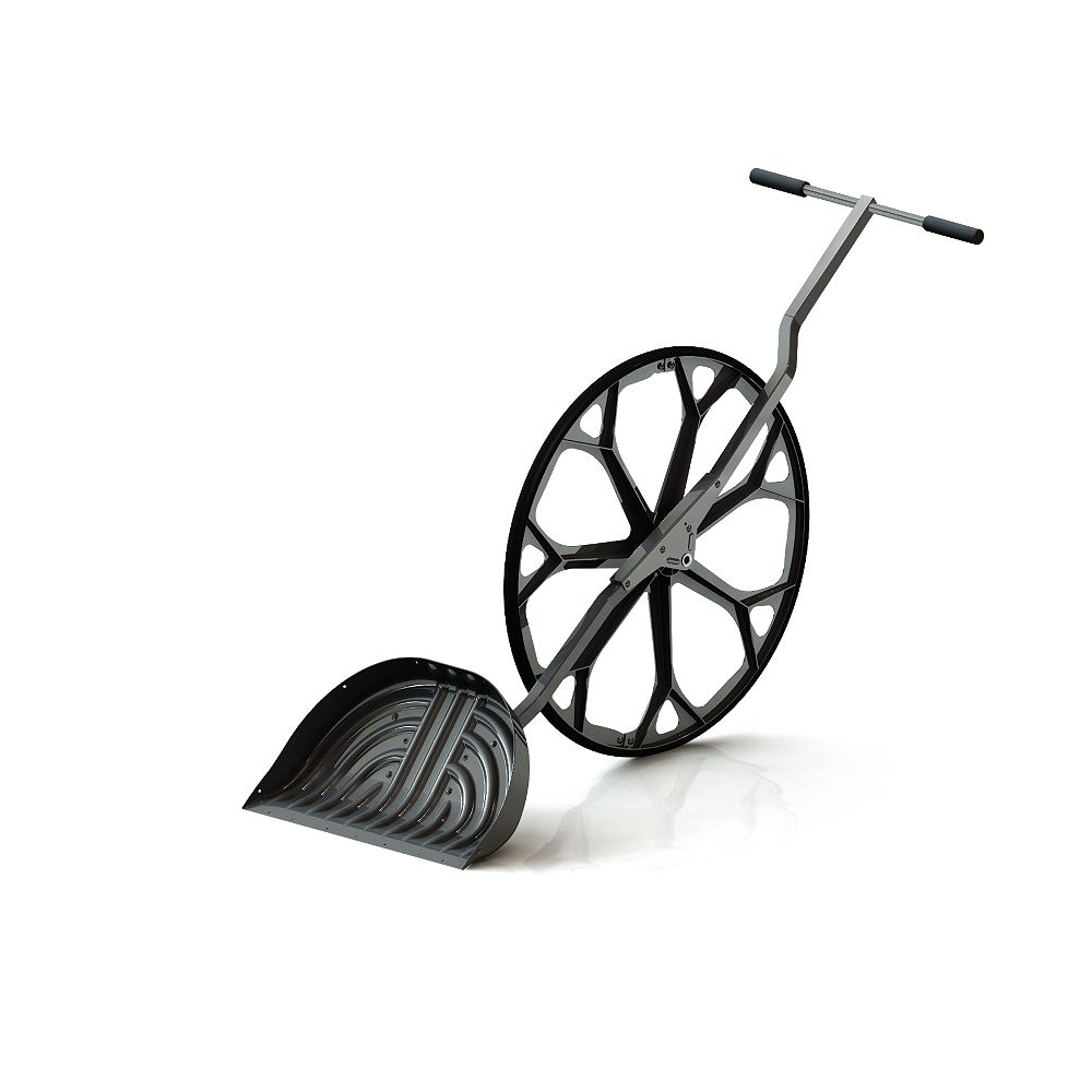 Snow Wolf Folding Frame Wheeled Shovel The Home Depot Canada