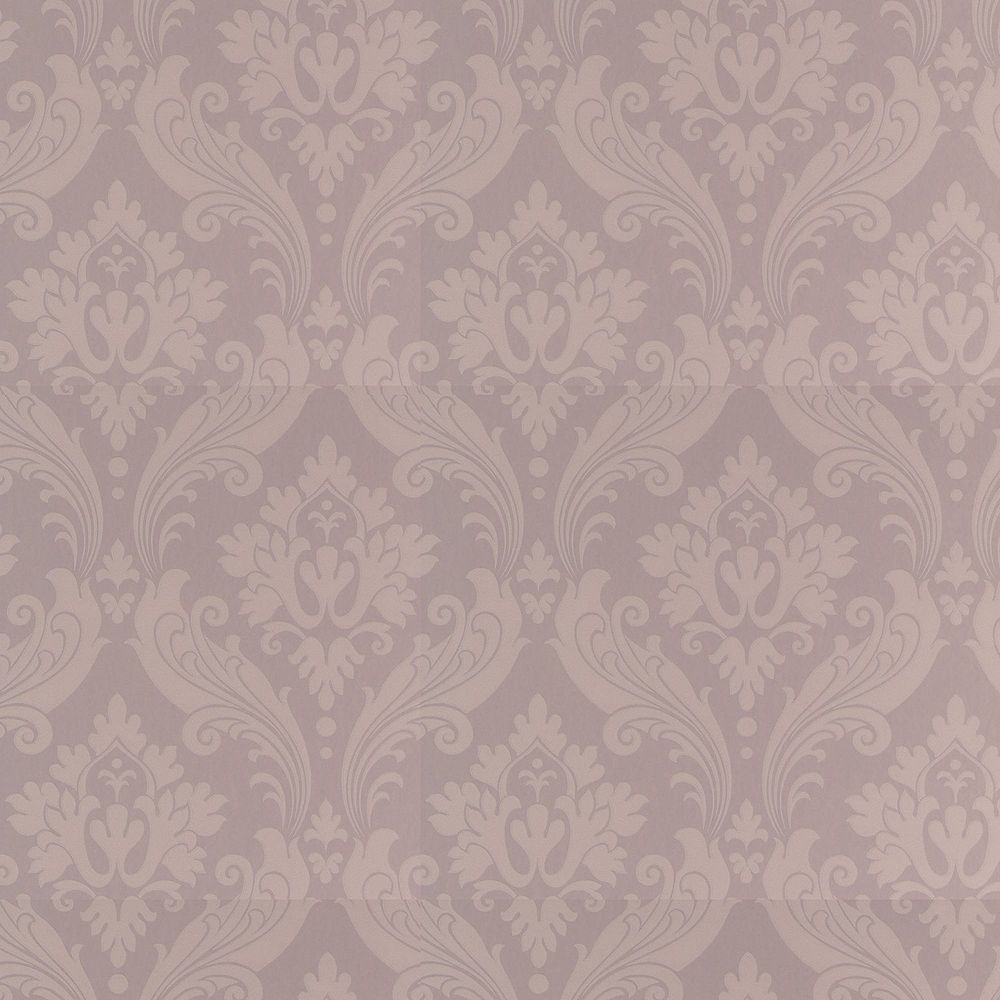 Graham &amp; Brown Vintage Flock Taupe Wallpaper The Home