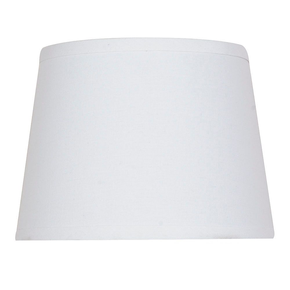 Hampton Bay Mix And Match 10 Inch X 7.5 Inch Cream Round Accent Lamp 