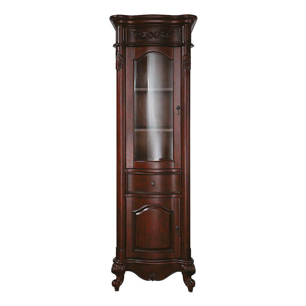 Avanity Provence 24 Inch W X 72 Inch H X 19 1 5 Inch D Bathroom Linen Storage Tower Cabine The Home Depot Canada