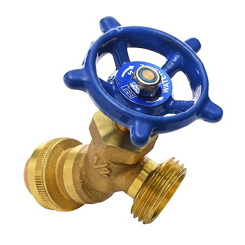 1/2" Push Fit x 3/4" MHT Push'N'Connect Brass Sediment Valve