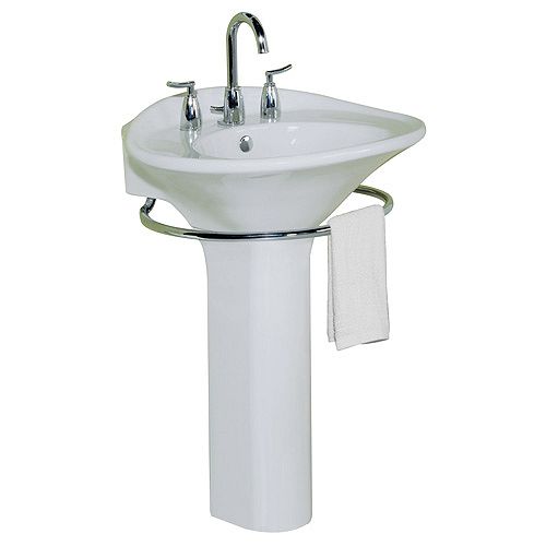 Mansfield Console Pedestal Sinks The Home Depot Canada - Mansfield Bathroom Pedestal Sinks