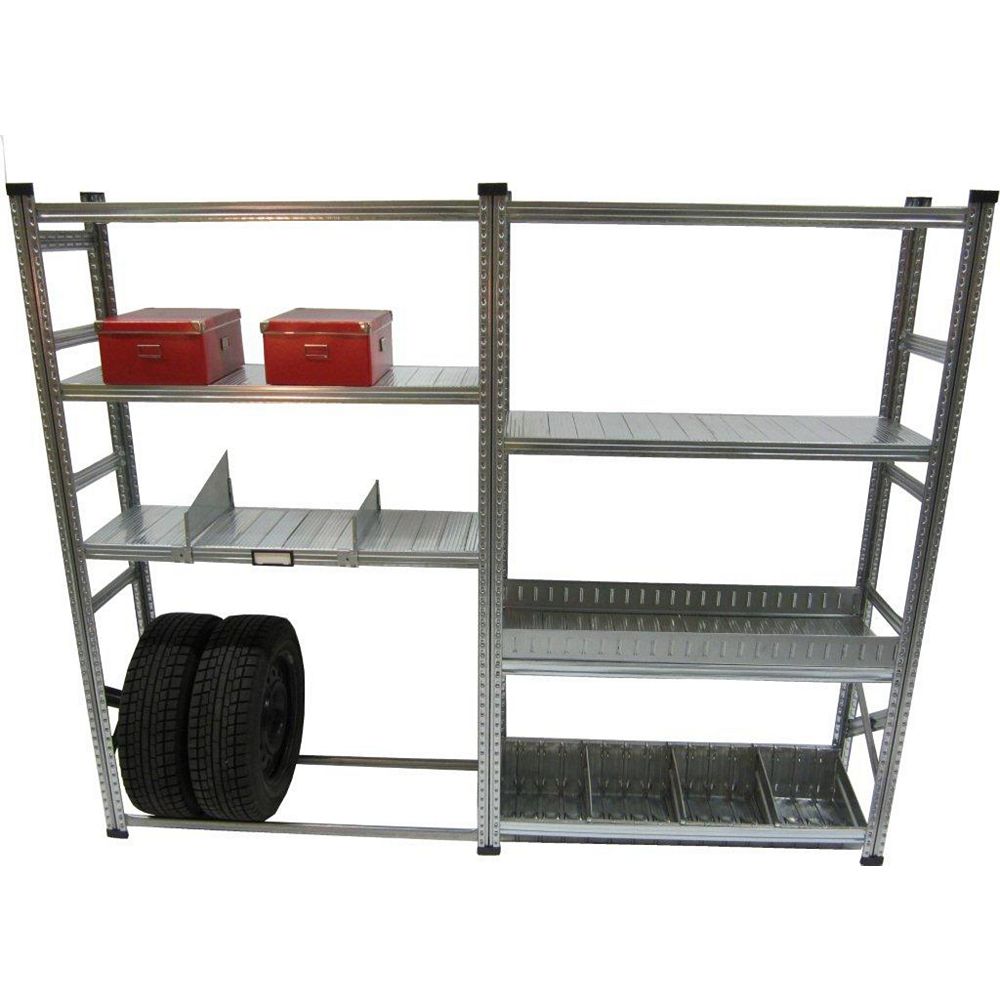 Metalsistem Heavy Duty Stater And Addon Shelving Kit with Accessories