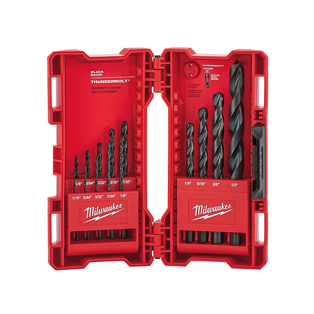 Milwaukee Tool Black Oxide Drill Bit Set (14-Piece) | The Home Depot Canada