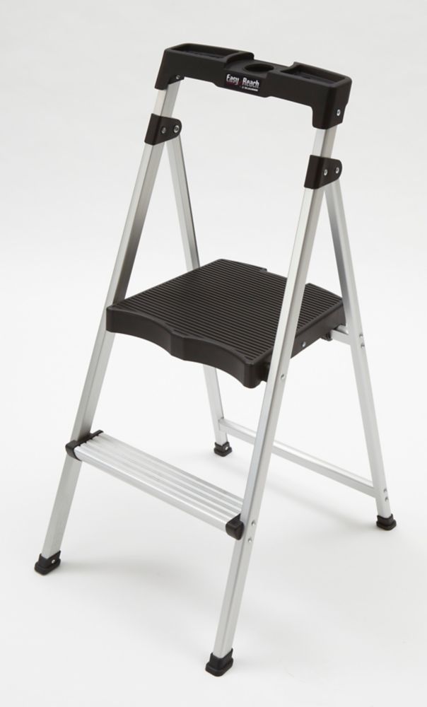 Easyreach By Gorilla Ladders 2-Step Aluminum Ultra-Light Step Stool ...