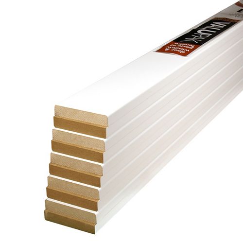 (10-Pack) 1/2-inch x 2 1/2-inch Modern MDF Primed Fibreboard Casing ValuPAK