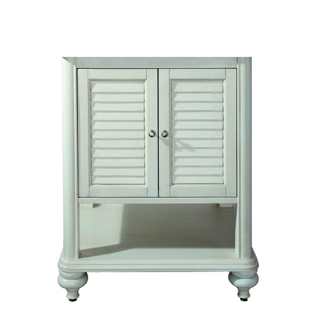 Avanity Tropica 24 Inch Vanity Cabinet In Antique White The Home   P 1000724448 