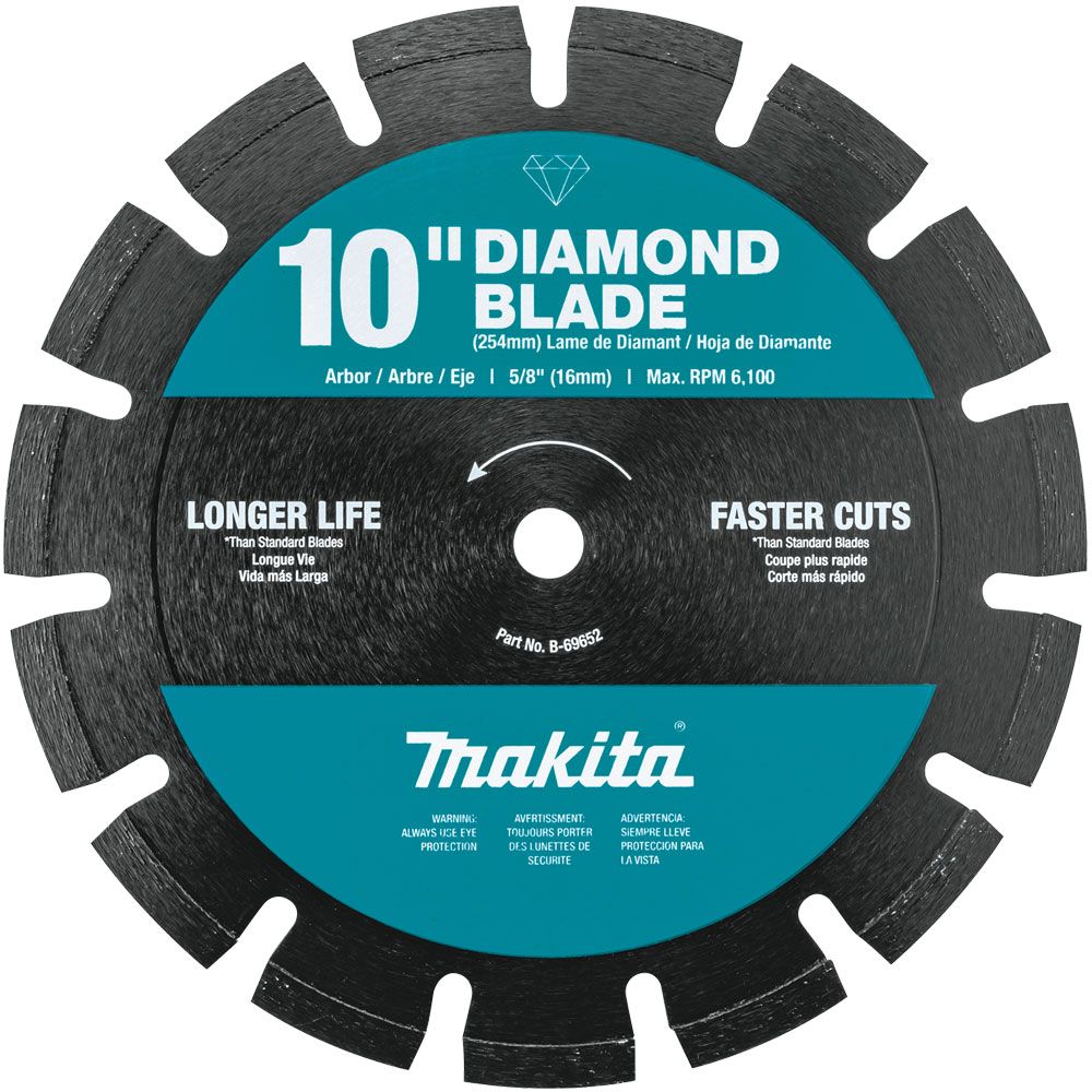 MAKITA 10-inch Segmented Dual Purpose Diamond Blade | The Home Depot Canada