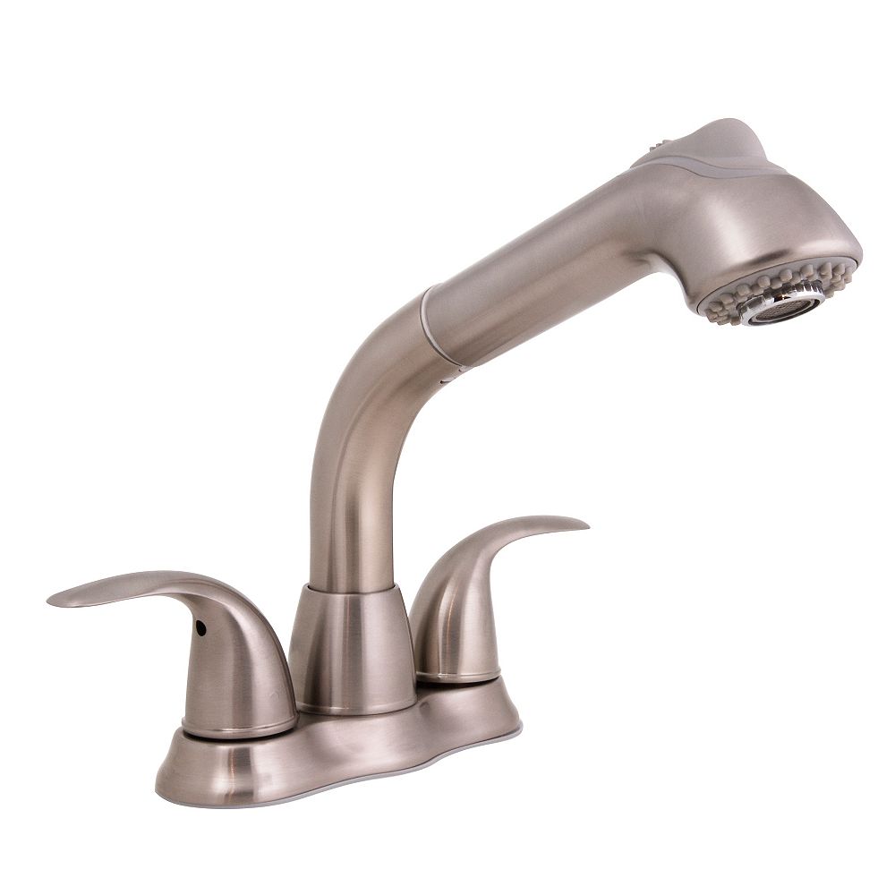 Pfister Pullout Laundry Faucet Stainless Steel The Home Depot Canada