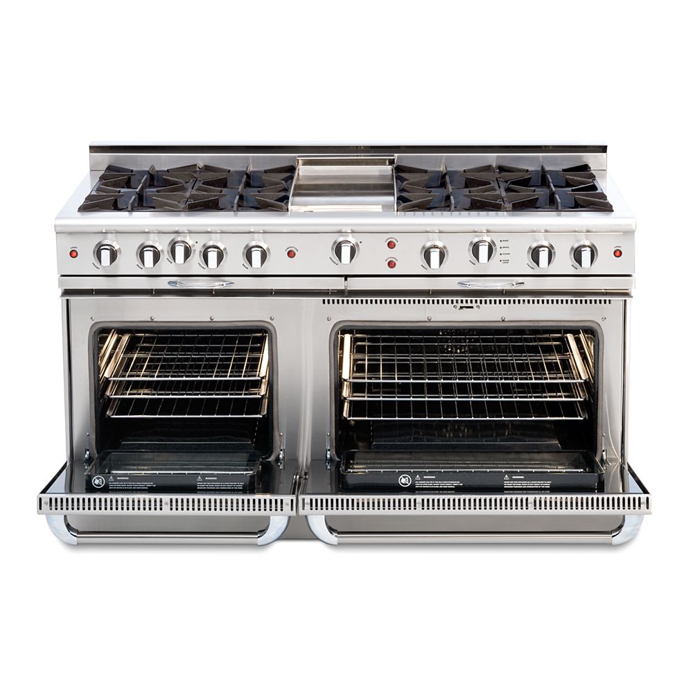 Capital Culinarian Series 60inch 8 OpenTop Burner SelfCleaning Range