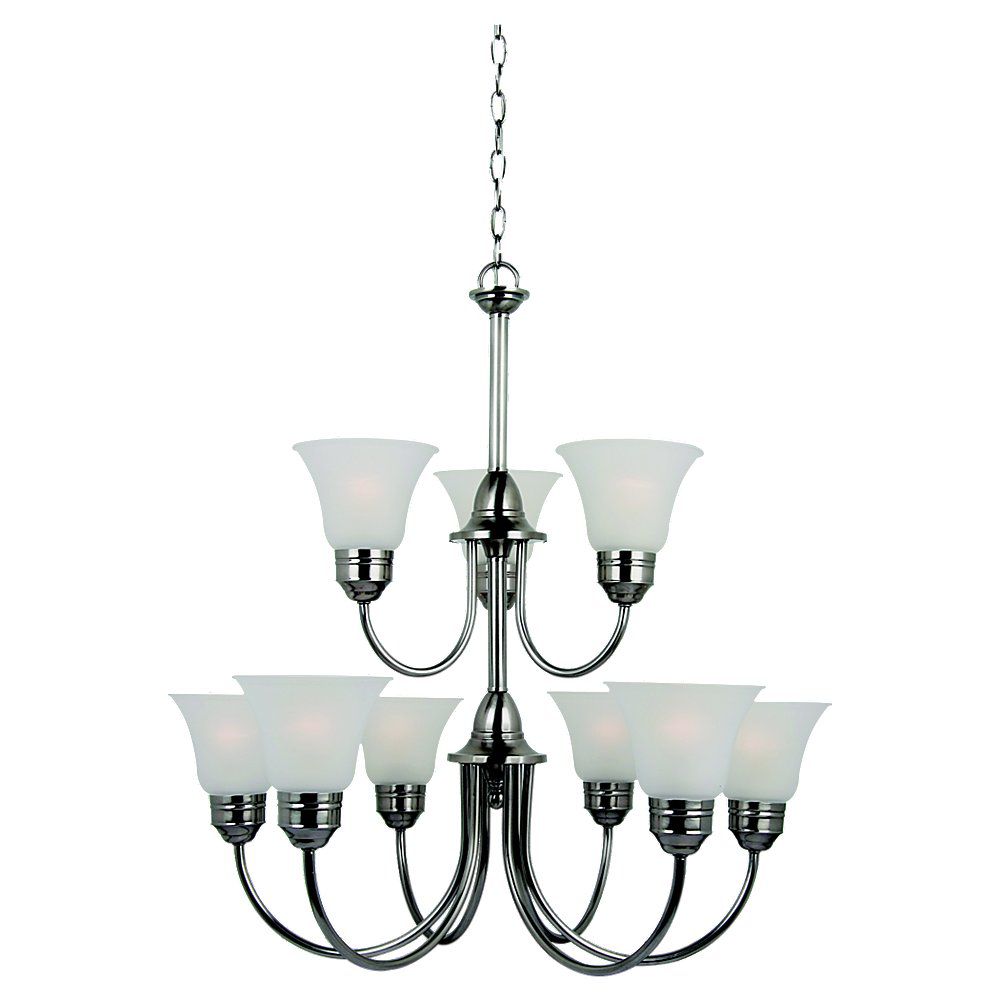 Sea Gull Lighting 9Light Antique Brushed Nickel Chandelier The Home