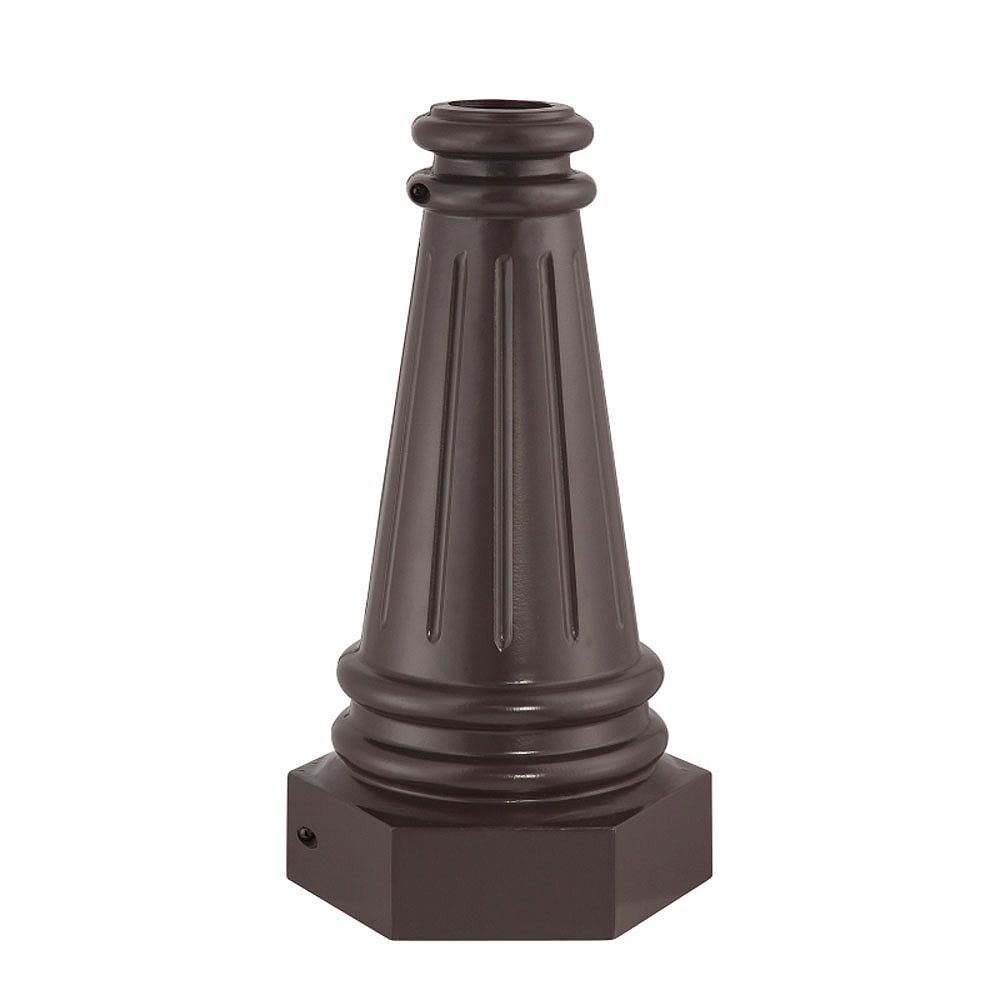 Filament Design Monroe Medici Bronze Outdoor Post Skirt The Home