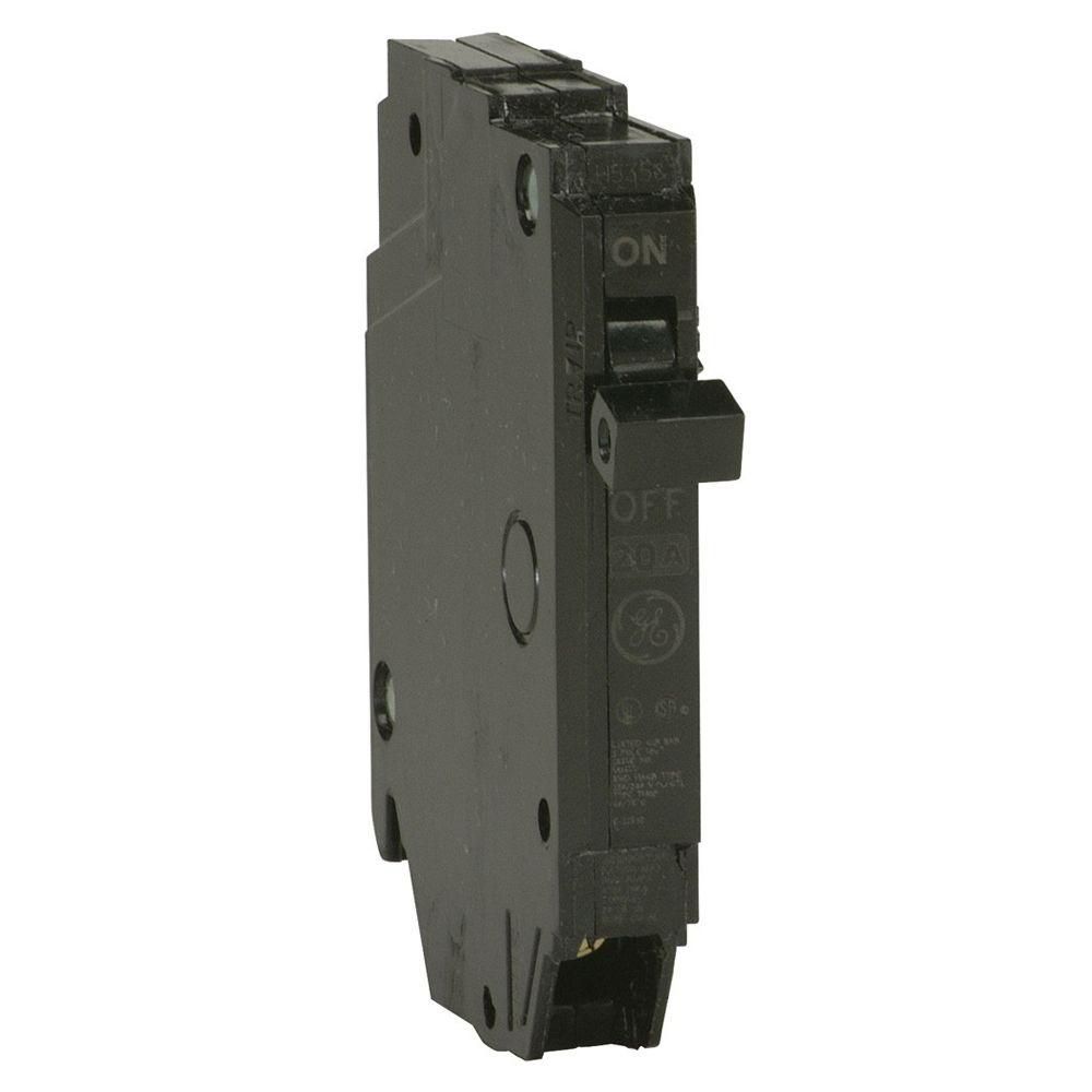 GE 20 Amp 1 Pole Breaker | The Home 