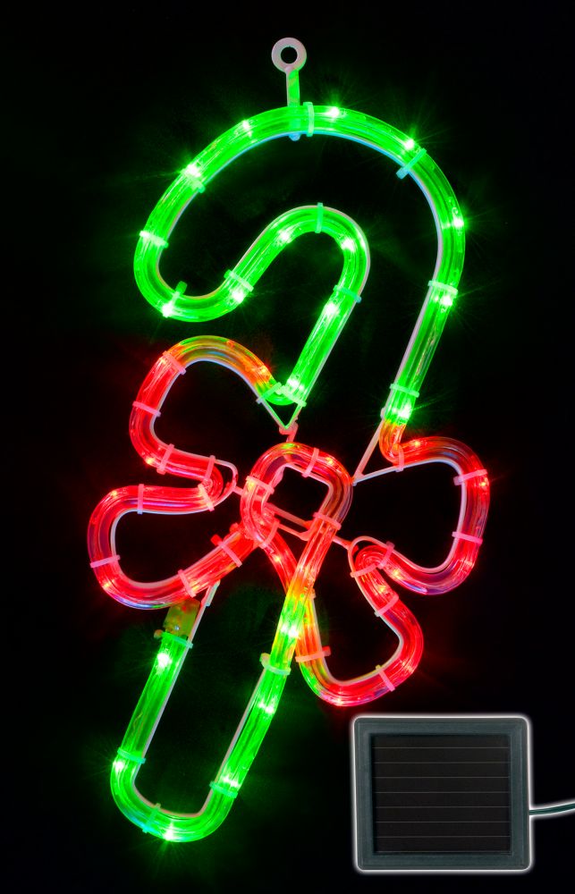 Fusion Solar Rope Light Candy Cane The Home Depot Canada