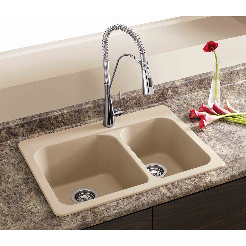 Blanco Silgranit, Natural Granite Composite Topmount Kitchen Sink ...