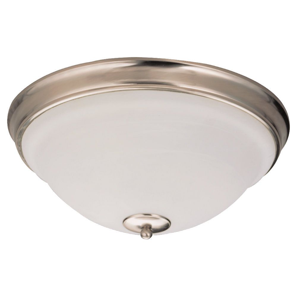 Sea Gull Lighting 3 Light Brushed Nickel Incandescent Ceiling Fixture The Home Depot Canada 9830