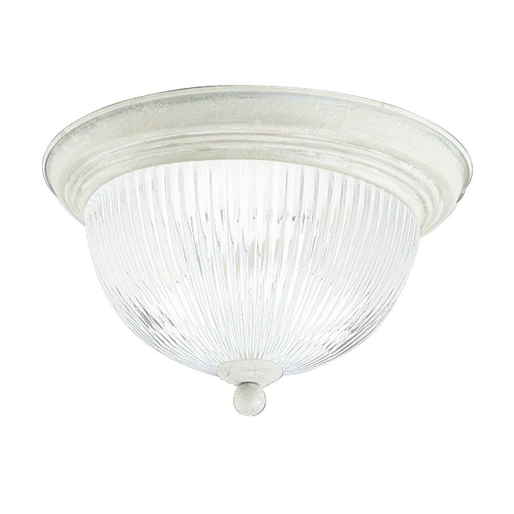 Sea Gull Lighting 2 Light White Incandescent Ceiling Fixture The Home