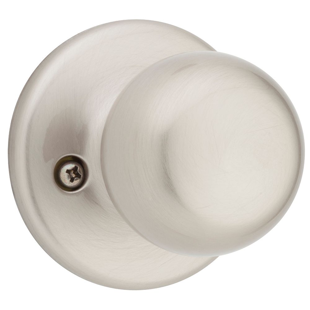 Weiser Fairfax Inactive Door Knob in Satin Nickel The Home Depot Canada