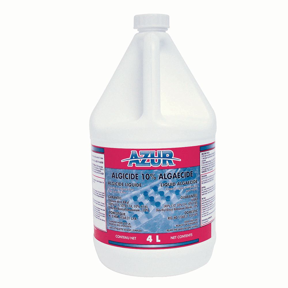 Azur 10 Preventative Algaecide 4 Litres The Home Depot Canada