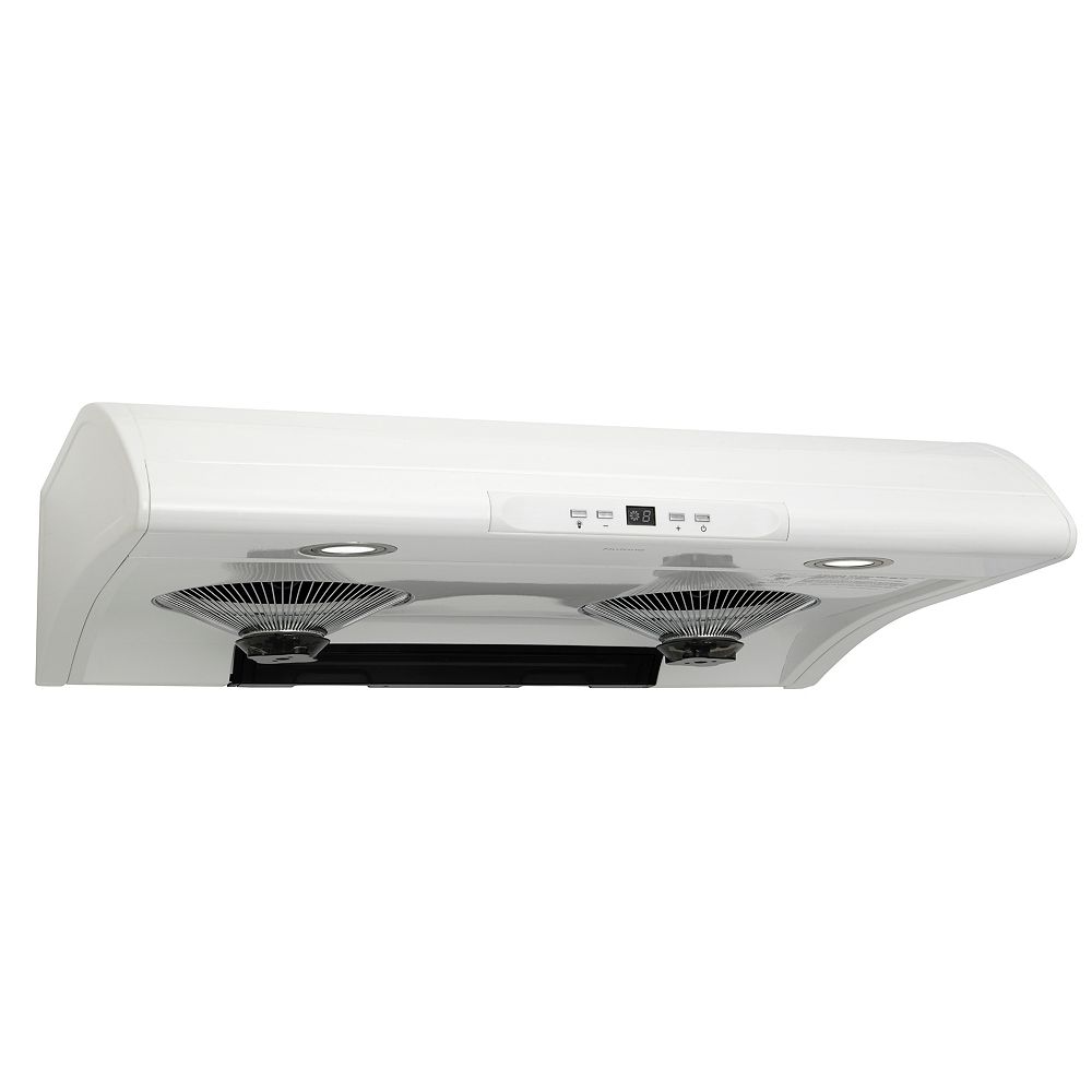 BroanNuTone 30in 500 CFM Under range hood in white The Home