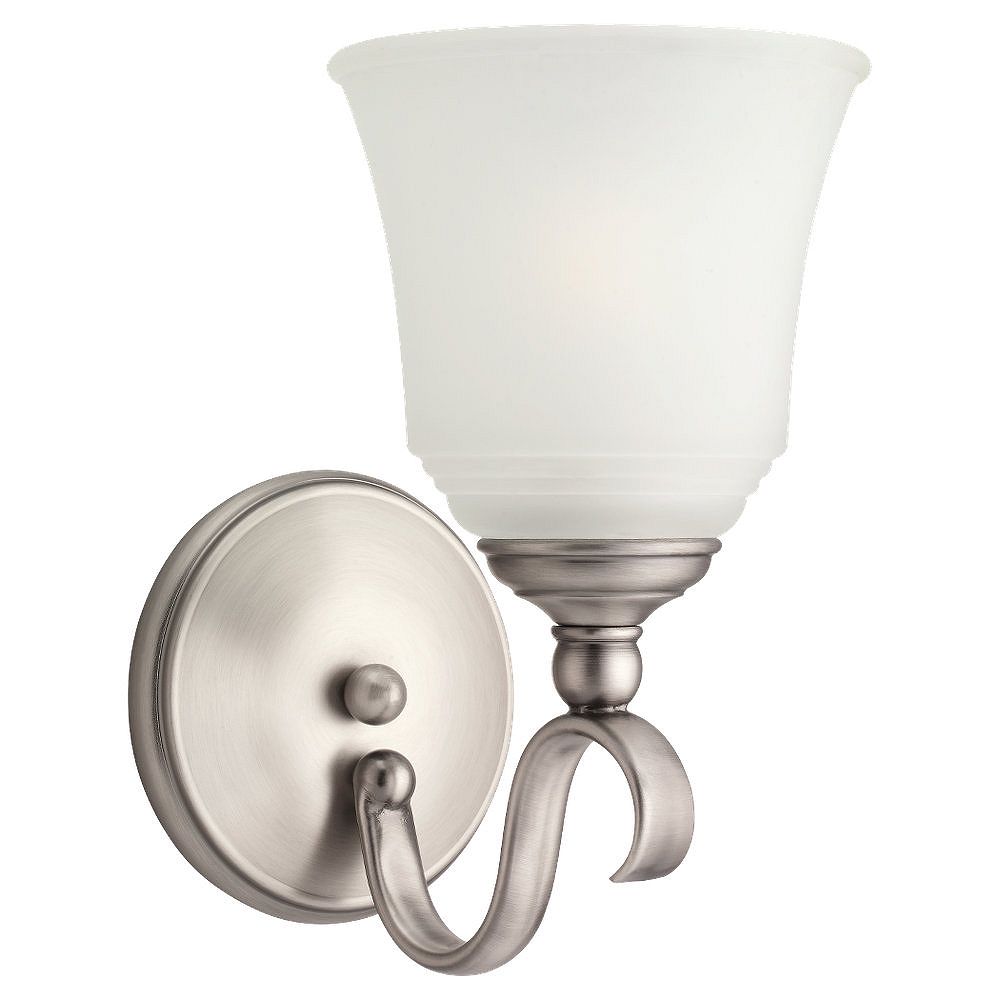 Sea Gull Lighting 1-Light Antique Brushed Nickel Sconce | The Home ...