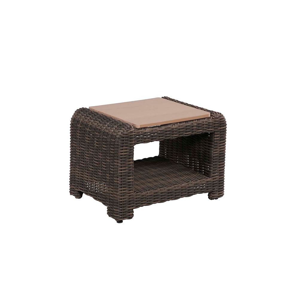 Brown Jordan Northshore Occasional Patio Table The Home Depot Canada
