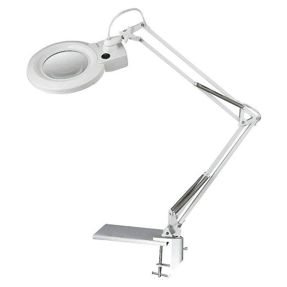 Illumine 1 Light Magnifying Lamp White Finish The Home Depot Canada Light Magnifying Lamp White Finish, Magnifying Desk Lamp Home Depot